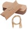 Kraft Pillow Boxes with Jute Twine – 6.3" x 3.4" x 1.3", 25-Pack, Eco-Friendly Kraft Gift Boxes for Party Favors, Jewelry, Candy, and Crafts (brown)